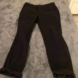 Women’s Black Girlfriend Chino Pants - Loft Size 4